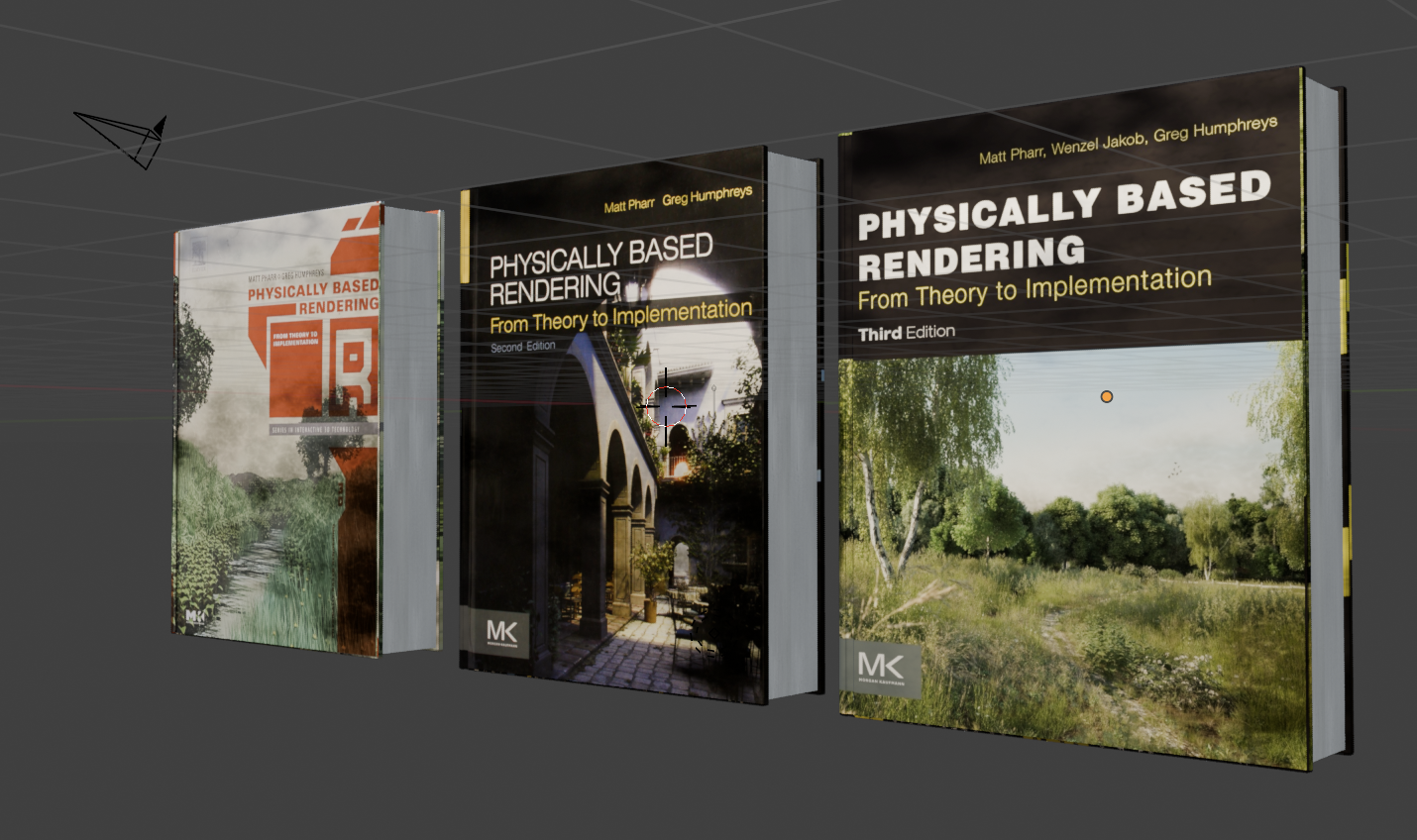 Rendering books being rendered